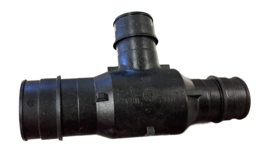 114X1X1WBT - 1-1/4" X 1" X 1" WIRSBO PLASTIC REDUCING TEE