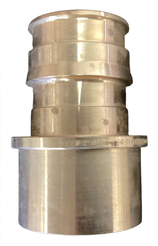 2WBXC - 2" WIRSBO X COPPER PIPE BRASS ADAPTER