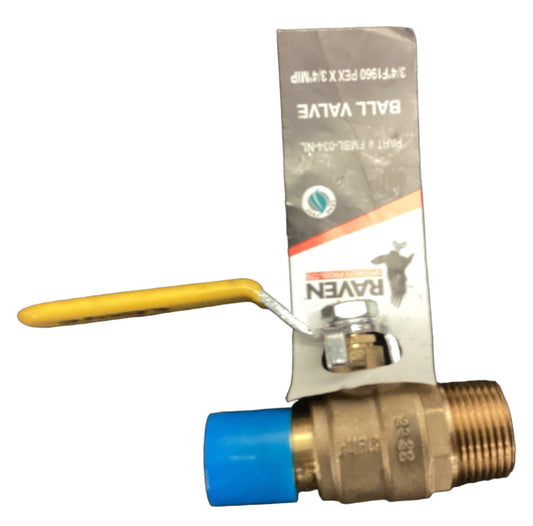 34WBBV - 3/4" WIRSBO BALL VALVE - WB X MPT