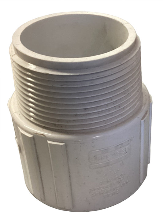 212PVCMA - 2-1/2" PVC SCH40 MALE ADAPTER SLIPXFIP - SO