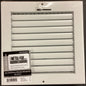 MFSCRA88W - 8"X8" MULTI-LOUVER WALL/CEILING SUPPLY REGISTER - WHITE - HAVOC SUPPLY, LLC