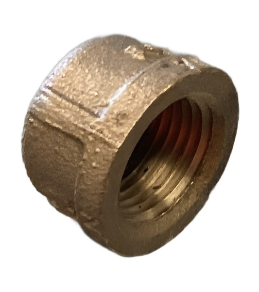 B12CAP - 1/2" BRASS PIPE CAP