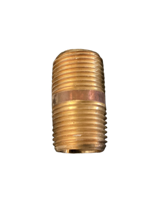 B12N112 - 1/2" X 1-1/2" BRASS PIPE NIPPLE