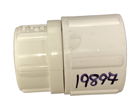 19897 12PVC GH - 1/2" FIP X GARDEN HOSE PVC SCH40 ADAPTER