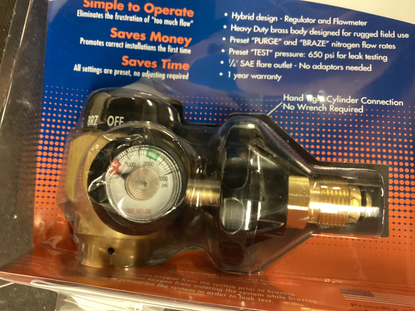 VN650 - NITROGEN PURGE REGULATOR