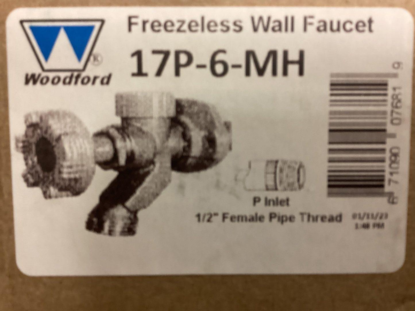 17P-6-MH - WOODFORD 6" WALL HYDRANT