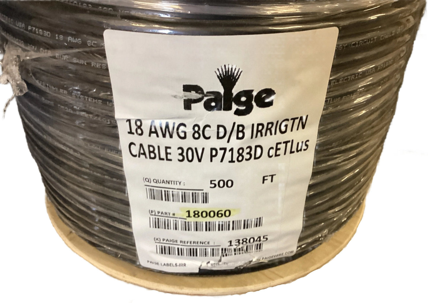 18/8 X 500FT SPRINKLER WIRE PER ROLL - HAVOC SUPPLY, LLC