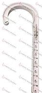 J01300 - 3" PLASTIC J-HOOK - HAVOC SUPPLY, LLC