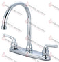 K5340 - OLYMPIA KITCHEN SINK FAUCET GOOSENECK 8" CENTER - HAVOC SUPPLY, LLC