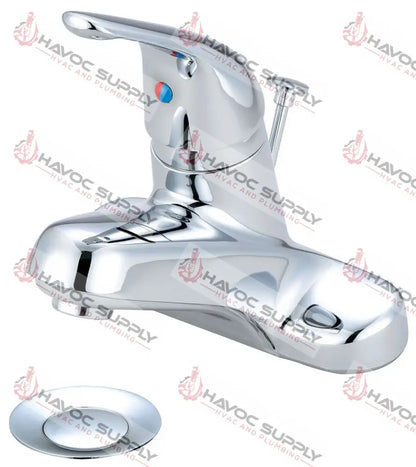 L-6160 - OLYMPIA SINGLE HANDLE CHROME LAVATORY FAUCET - HAVOC SUPPLY, LLC