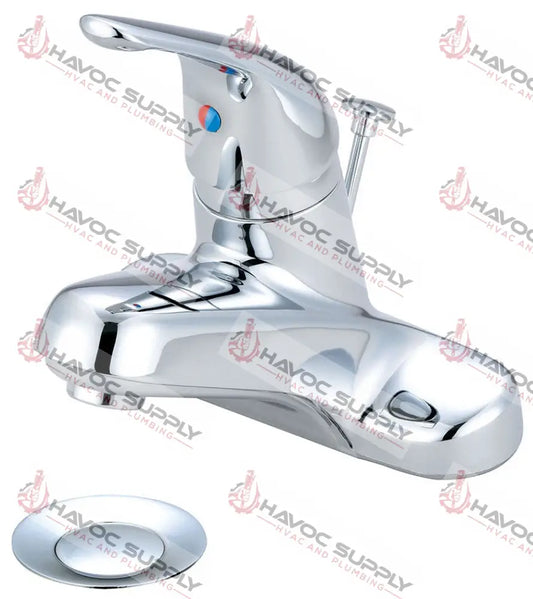 L-6160 - OLYMPIA SINGLE HANDLE CHROME LAVATORY FAUCET - HAVOC SUPPLY, LLC