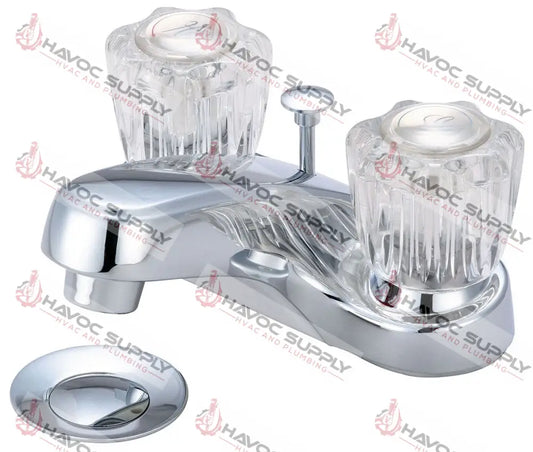 L-7220 - OLYMPIA TWO HANDLE CHROME LAVATORY FAUCET - HAVOC SUPPLY, LLC