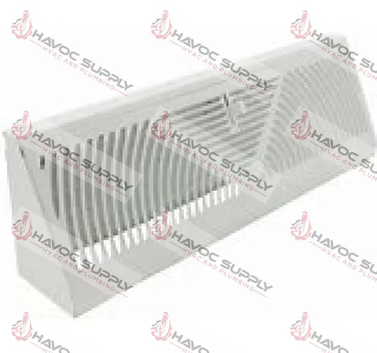 MFB15W - 15" BASE BOARD SUPPLY REGISTER - WHITE - HAVOC SUPPLY, LLC