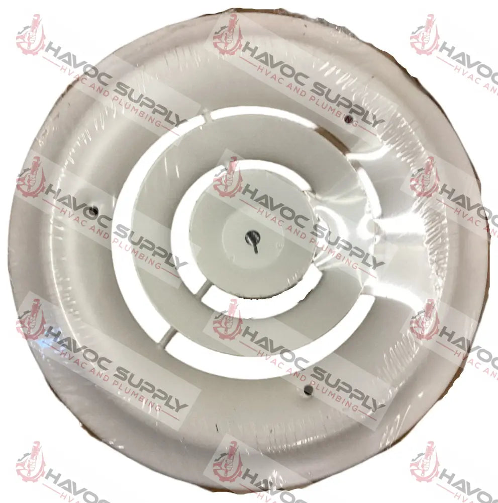 MFCD6RW - 6" ROUND SUPPLY DIFFUSER - WHITE - HAVOC SUPPLY, LLC