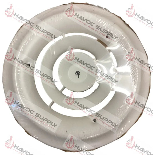 MFCD6RW - 6" ROUND SUPPLY DIFFUSER - WHITE - HAVOC SUPPLY, LLC