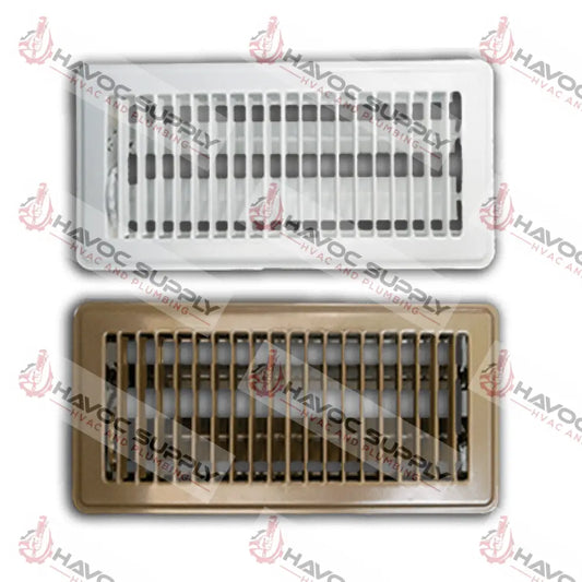 MFFR212W - 2"X12" FLOOR SUPPLY REGISTER - WHITE - HAVOC SUPPLY, LLC