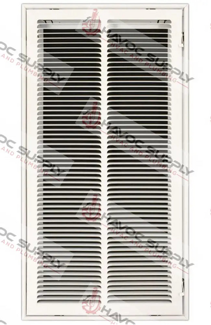 MFRFG1430W - 14"X30" VERTICAL RETURN FILTER GRILLE - WHITE - HAVOC SUPPLY, LLC