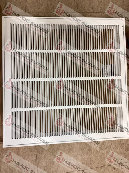 MFRFG2424W - 24"X24" RETURN FILTER GRILLE - WHITE - HAVOC SUPPLY, LLC