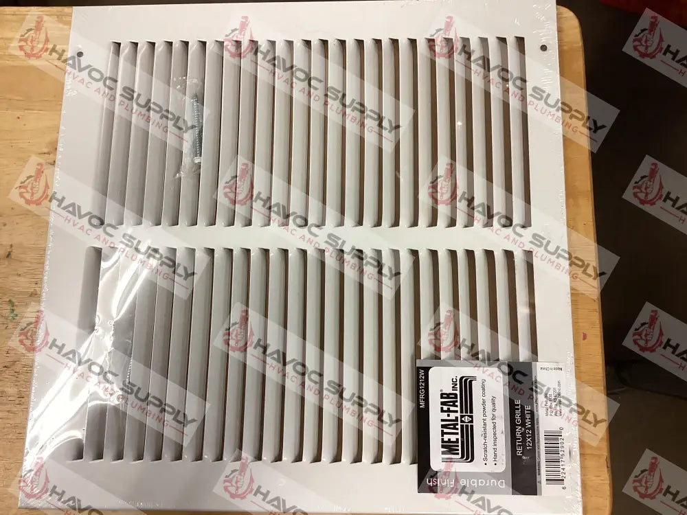 MFRG1212W - 12"X12" RETURN GRILLE - WHITE - HAVOC SUPPLY, LLC