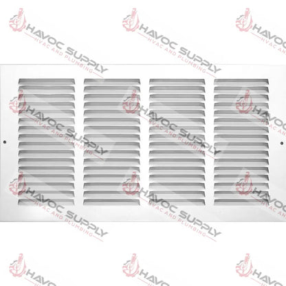 MFRG2412W .- 24"X12" RETURN GRILLE - WHITE - HAVOC SUPPLY, LLC