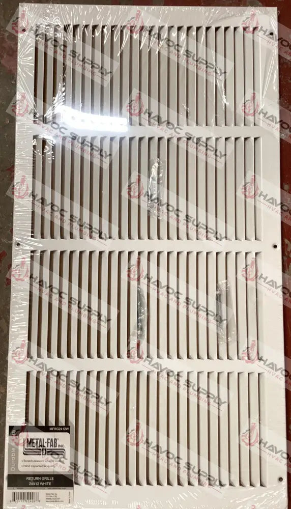 MFRG2412W .- 24"X12" RETURN GRILLE - WHITE - HAVOC SUPPLY, LLC