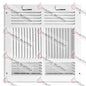 MFSCR1010W4 - 10"X10" 4-WAY WALL/CEILING SUPPLY REGISTER - WHITE - HAVOC SUPPLY, LLC