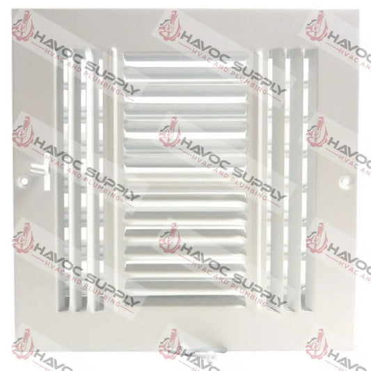MFSCR1414W4 - 14’’ X 14’’ 4-WAY WALL/CEILING SUPPLY REGISTER - WHITE REGISTERS