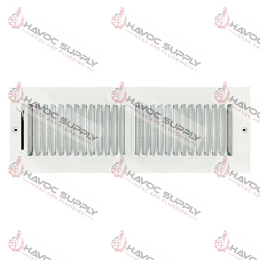 MFSCR144W2 - 4"X14" WALL/CEILING SUPPLY REGISTER - WHITE - HAVOC SUPPLY, LLC