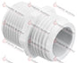 MGHX34MIP PVC - MALE GARDEN HOSE X 3/4" MIP PVC SCH40 ADAPTER - HAVOC SUPPLY, LLC