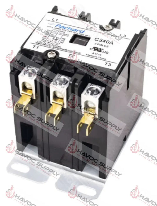 PC340A - 3 POLE 40A 24V COIL CONTACTOR - HAVOC SUPPLY, LLC