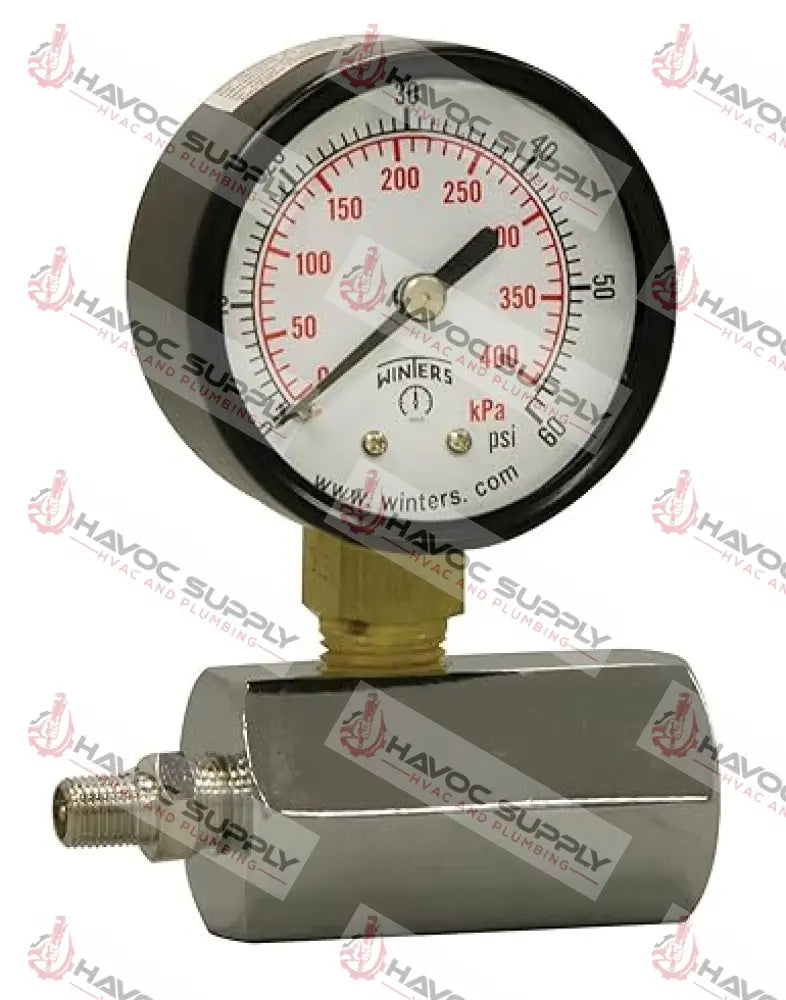 PETG203 - GAS TEST PRESSURE GAUGE WITH POLYCARBONATE LENS - HAVOC SUPPLY, LLC