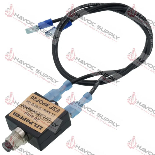 POP20 - 20 AMP MANUAL RESET INLINE CIRCUIT BREAKER - SO - HAVOC SUPPLY, LLC