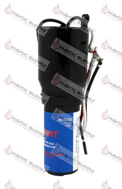 RCO210 - SUPCO 3N1 HARD START KIT 1/3 - 1/2 HORSEPOWER 115 VOLT - HAVOC SUPPLY, LLC