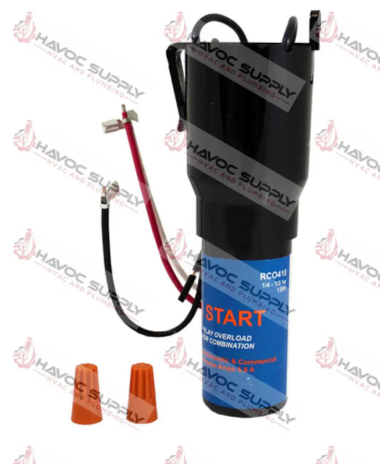 RCO410 - 1/4 - 1/3 HP 115V HARD START KIT - HAVOC SUPPLY, LLC