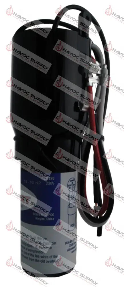 RCO420 - SUPCO 3N1 HARD START KIT 1/4 - 1/3 HORSEPOWER 230 VOLT - HAVOC SUPPLY, LLC