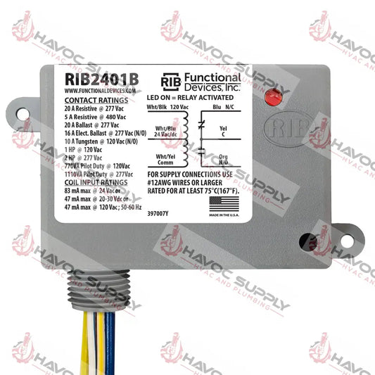 RIB2401B - RIB SPDT MULTIVOLT RELAY - HAVOC SUPPLY, LLC