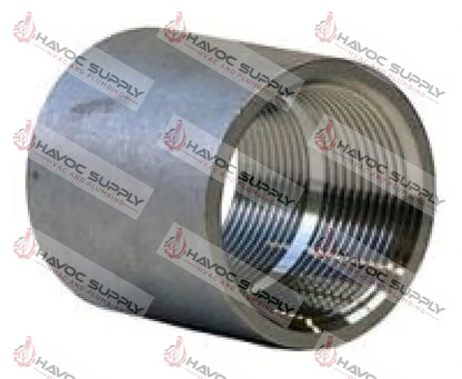 S114CO - 1-1/4" 304L STAINLESS STEEL PIPE COUPLING - HAVOC SUPPLY, LLC