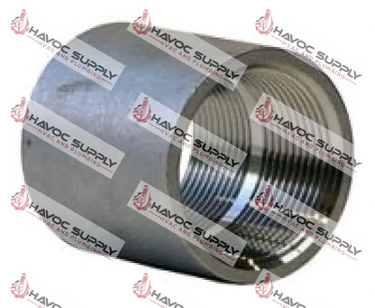 S114CO - 1-1/4" 304L STAINLESS STEEL PIPE COUPLING - HAVOC SUPPLY, LLC