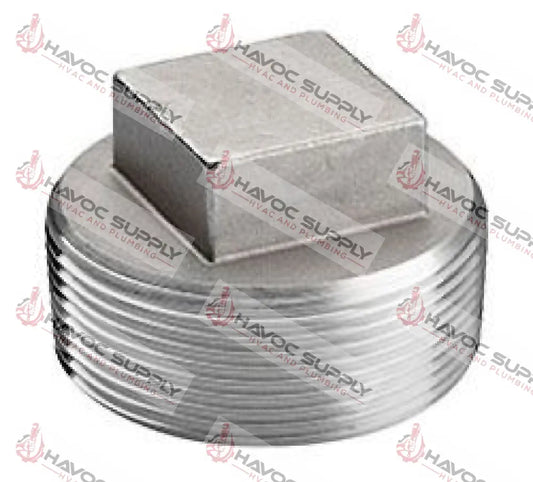 S12PLUG - 1/2" 304L STAINLESS STEEL PIPE PLUG - HAVOC SUPPLY, LLC