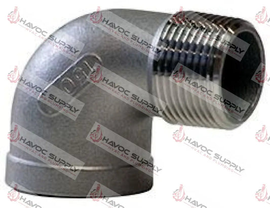 S18L90S - 1/8" 304L STAINLESS STEEL 90 DEGREE STREET ELBOW - HAVOC SUPPLY, LLC