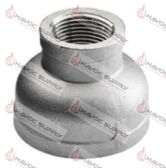 S1X34RCO - 1" X 3/4" 304L STAINLESS STEEL REDUCING COUPLING - HAVOC SUPPLY, LLC