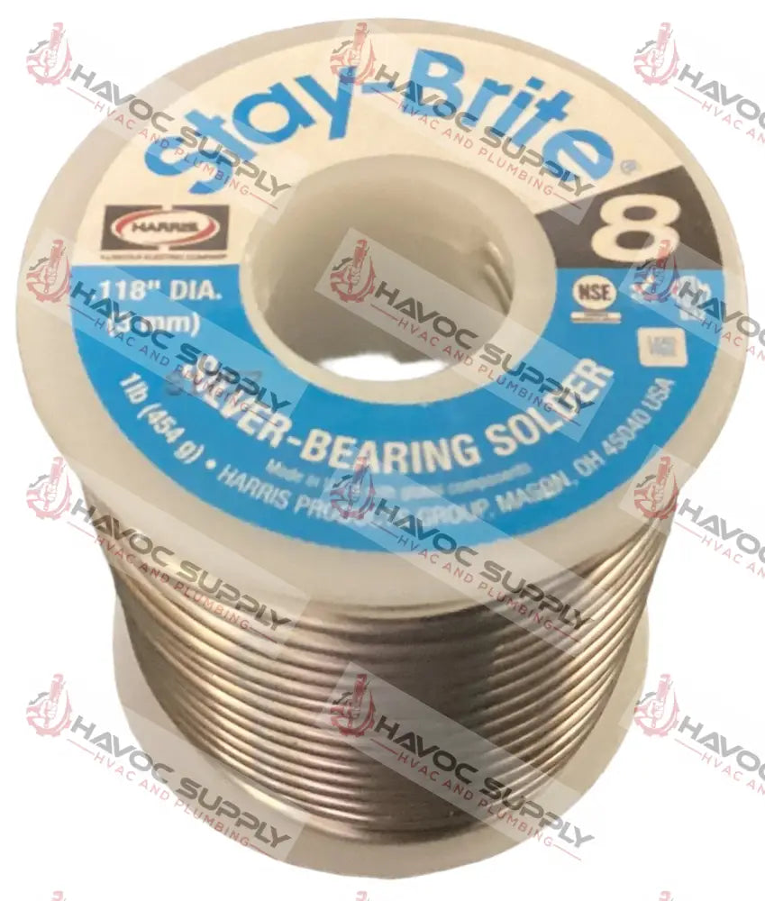 SB861 - STAY BRITE #8 SOLDER 1LB - HAVOC SUPPLY, LLC