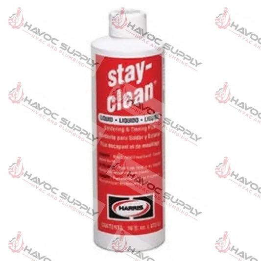 SCLF4 - HARRIS STAY CLEAN LIQUID SOLDERING FLUX 4OZ - HAVOC SUPPLY, LLC