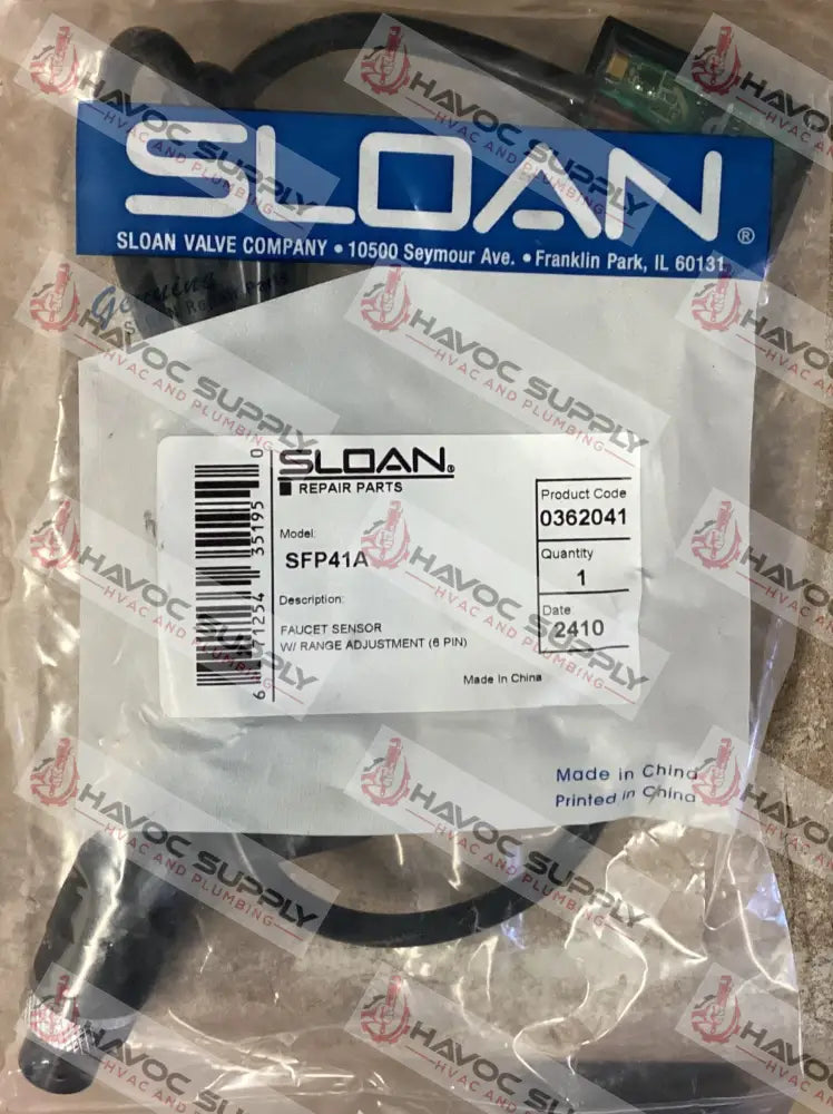SFP41A - SLOAN ADJUSTABLE FAUCET SENSOR - SO - HAVOC SUPPLY, LLC