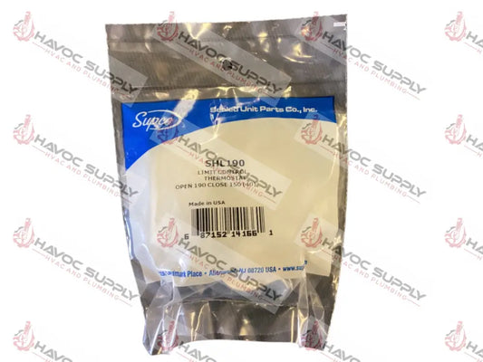 SHL190 - L190-40 LIMIT SWITCH AUTO RESET NORMALLY CLOSED - HAVOC SUPPLY, LLC