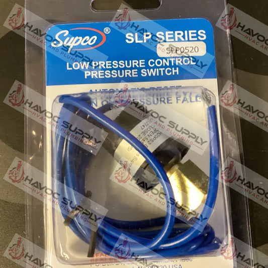 SLP0520 - SUPCO LOW PRESSURE SWITCH OPEN@5PSI CLOSE@20PSI - HAVOC SUPPLY, LLC