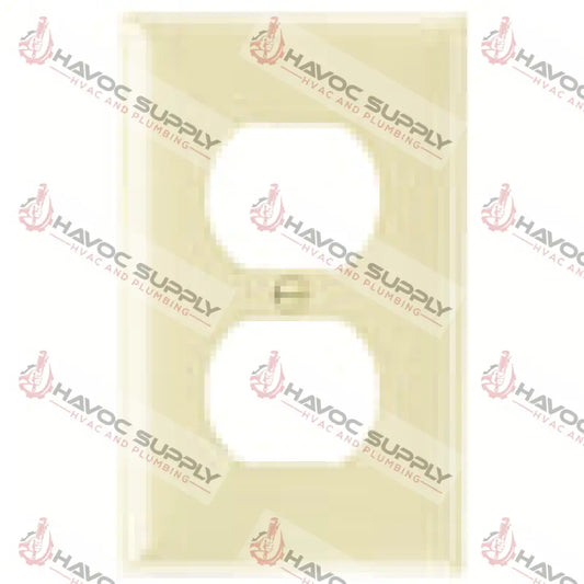 SP81I - SINGLE GANG OUTLET WALL PLATE - IVORY - HAVOC SUPPLY, LLC