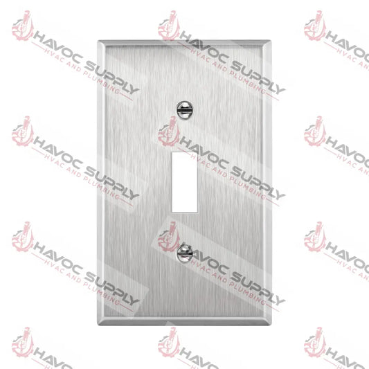 SS1 - STAINLESS STEEL LIGHT SWITCH COVER - HAVOC SUPPLY, LLC