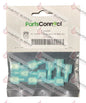 T1006P - 1/4" BLUE MALE SPADE TERMINAL 10PK - HAVOC SUPPLY, LLC
