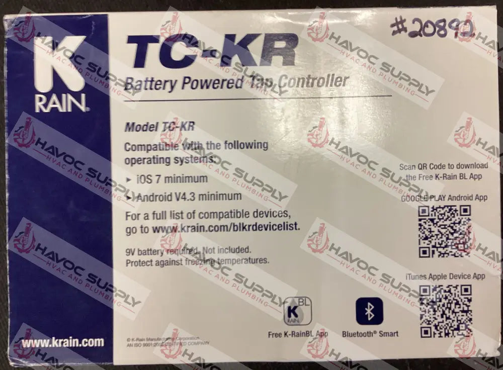 TC-KR TAP CONTROLLER - BLUETOOTH GARDEN HOSE CONTROLLER - SO - HAVOC SUPPLY, LLC